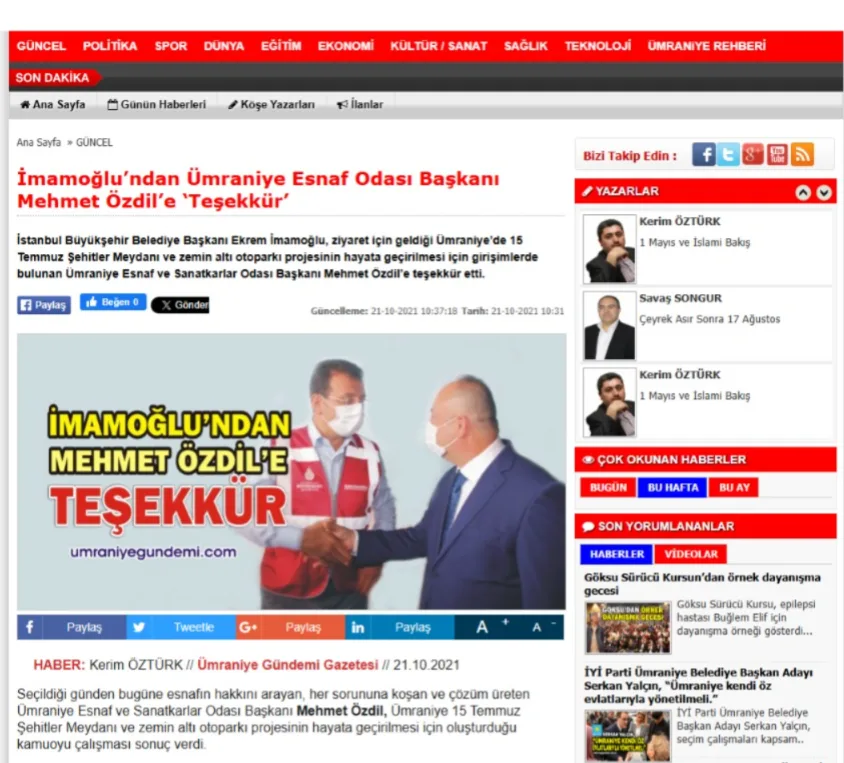 Basında Başkanımız