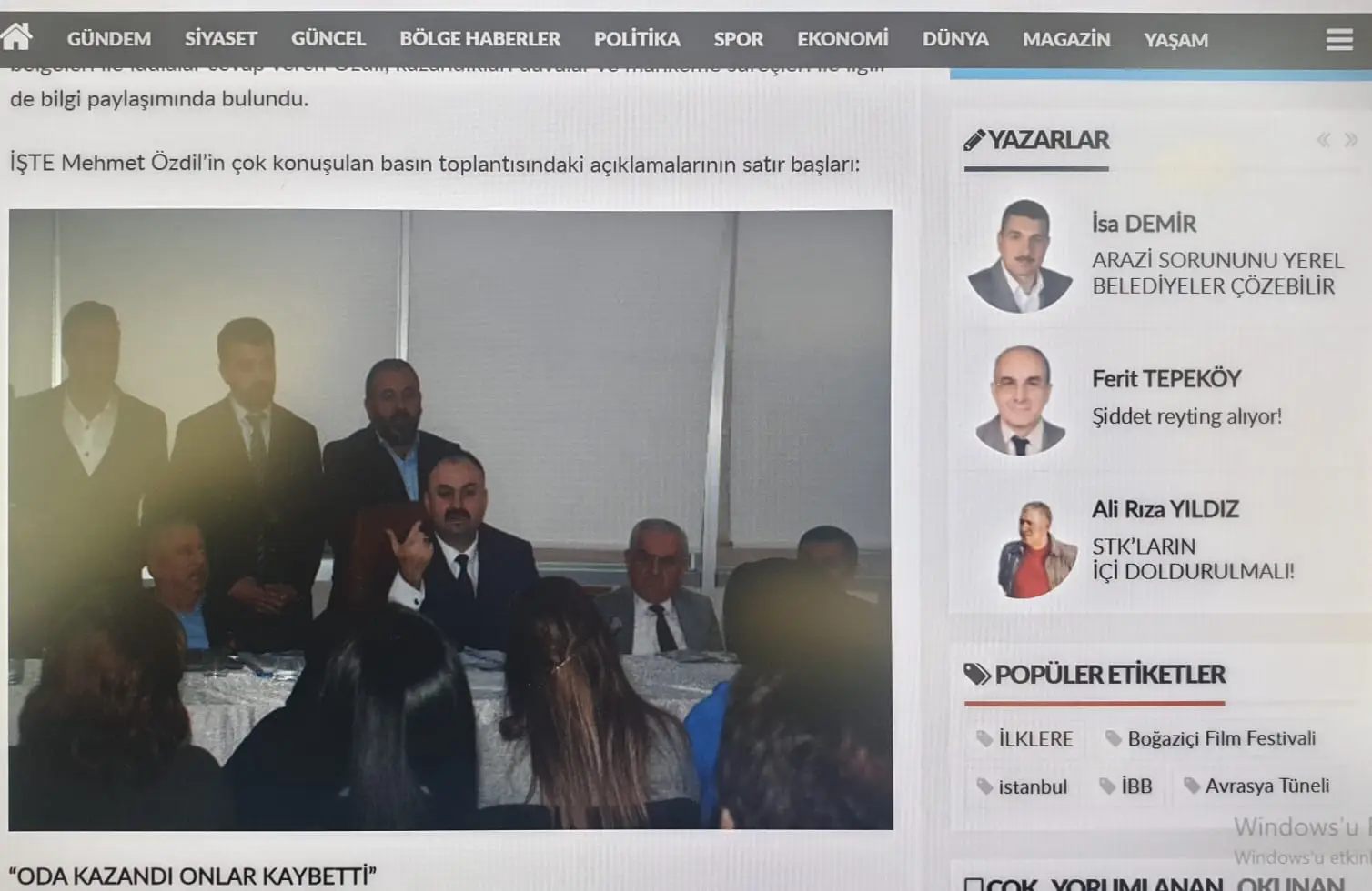 Basında Başkanımız