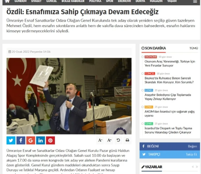 Basında Başkanımız